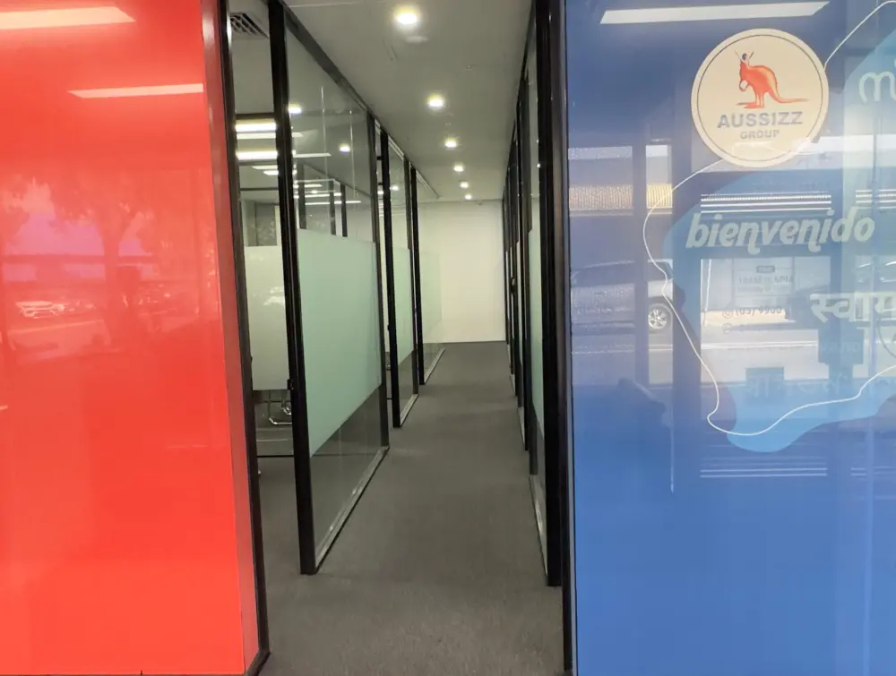 Aussizz Group Pakenham glass office entrance