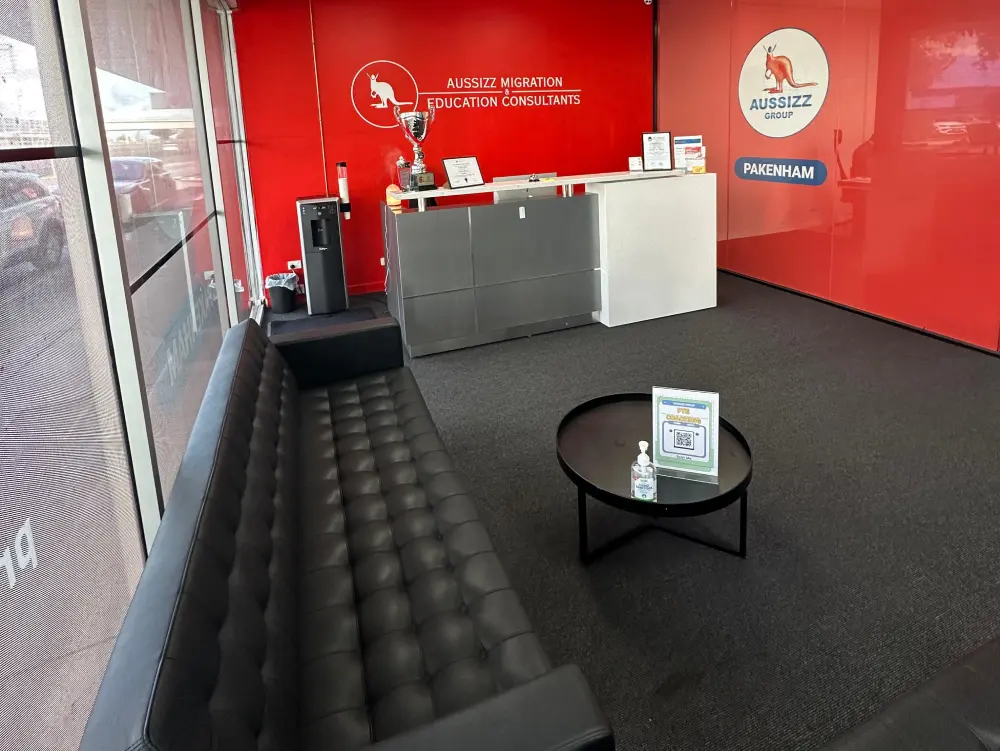 Aussizz Group Pakenham waiting area