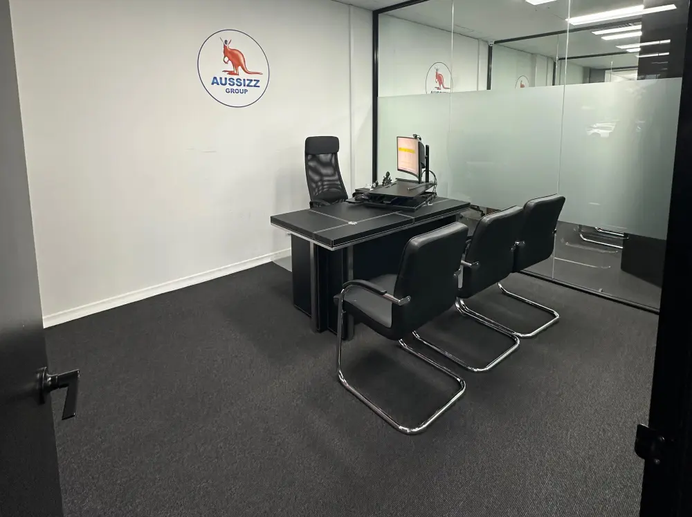 Aussizz Group Pakenham reception counter
